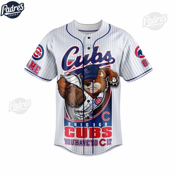 Custom MLB Chicago Cubs Baseball Jersey Style 2