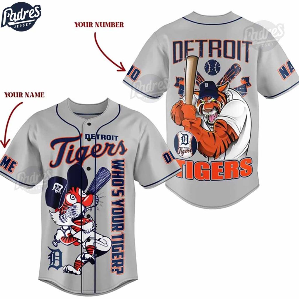 Custom MLB Detroit Tiger Baseball Jersey Style