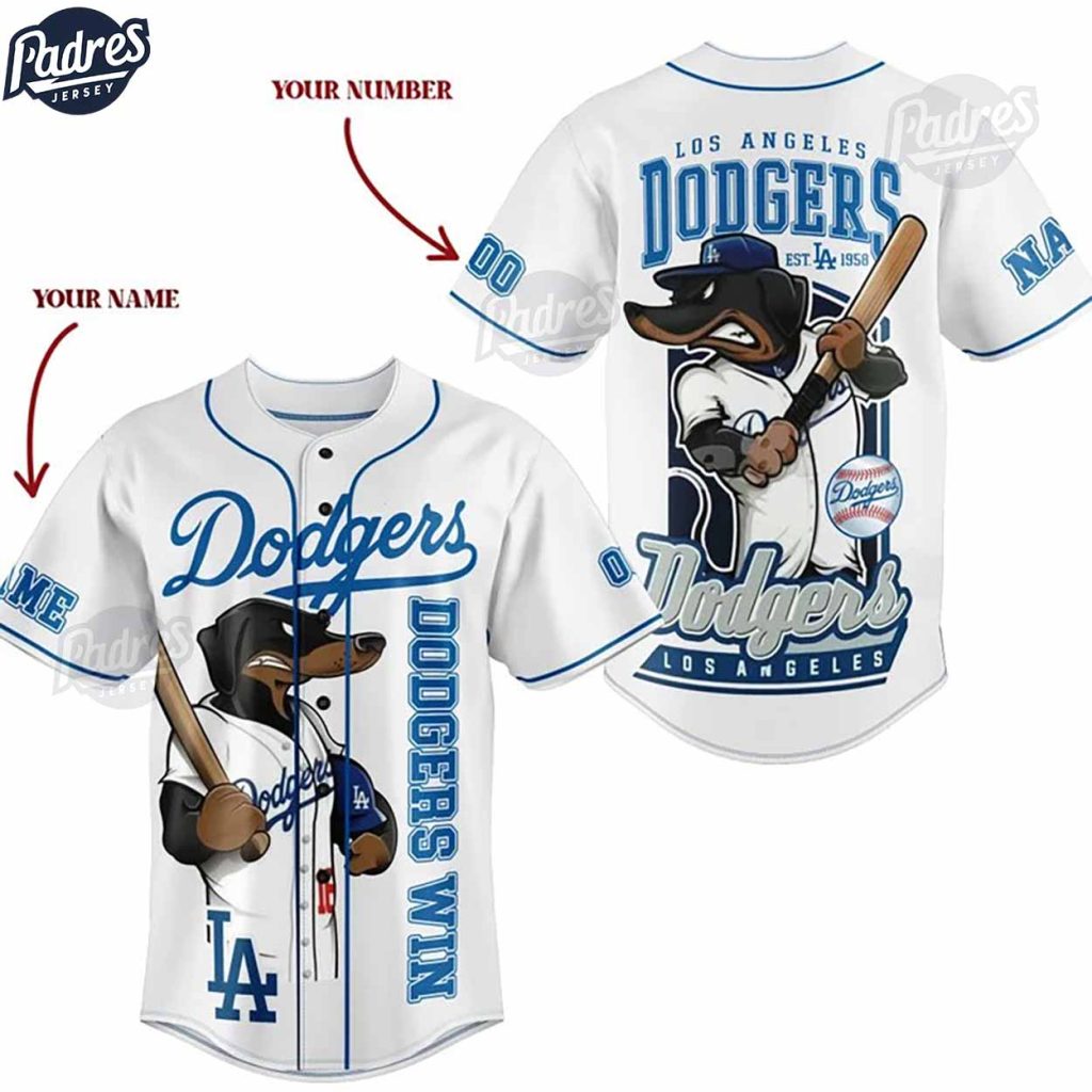 Custom MLB Los Angeles Dodgers Baseball Jersey Style