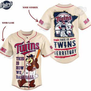 Custom MLB Minnesota Twins Baseball Jersey Style 1
