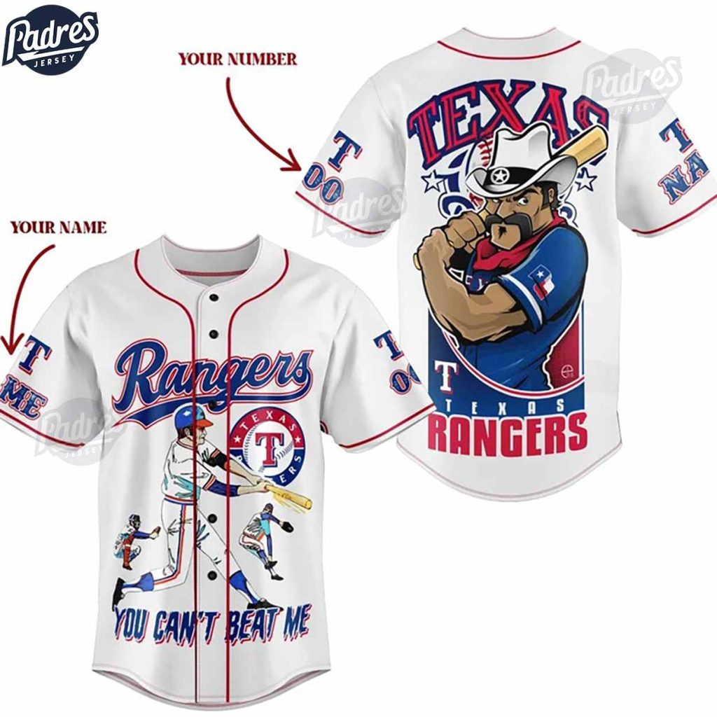 Custom MLB Texas Rangers Baseball Jersey Style