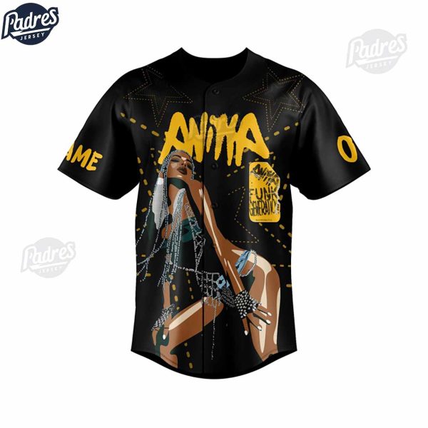 Custom Music Anita Baseball Jersey Style 2