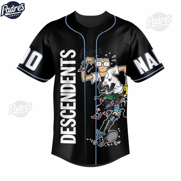 Custom Music Descendents Im Not A Punk Baseball Jersey 2