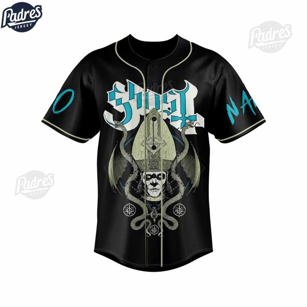 Custom Music Ghost Deus In Absentia Baseball Jersey Style 2