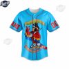 Custom Music Jimmy Buffett Blue Baseball Jersey 3