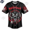 Custom Music Motorhead Rock Band Baseball Jersey style 2