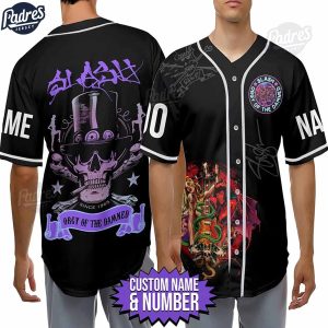 Custom Music Slash Orgy Of The Damned Baseball Jersey Style 1