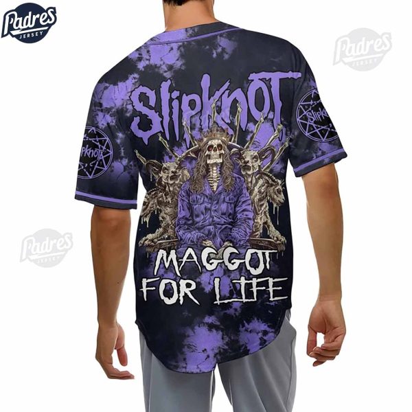 Custom Music Slipknot Pulse Of The Maggots Baseball Jersey style 2