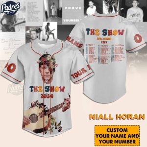 Custom Niall Horan 2024 The Show Baseball Jersey 1