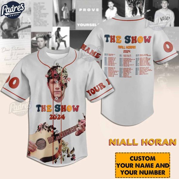 Custom Niall Horan 2024 The Show Baseball Jersey 1