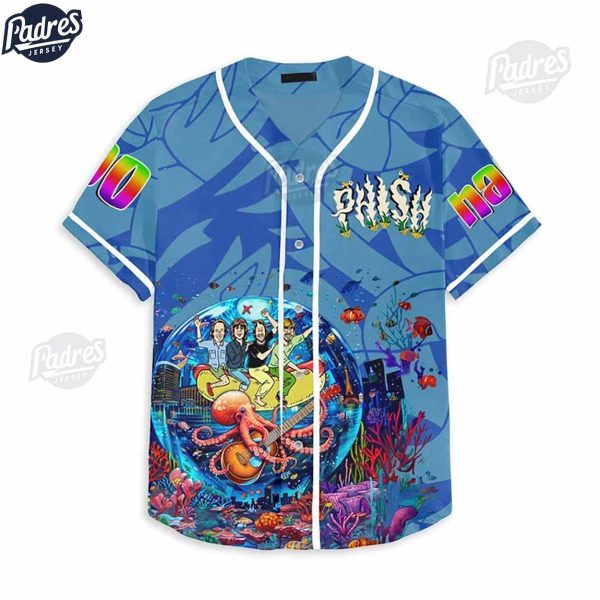 Custom Phish Aquarium Baseball Jersey 2