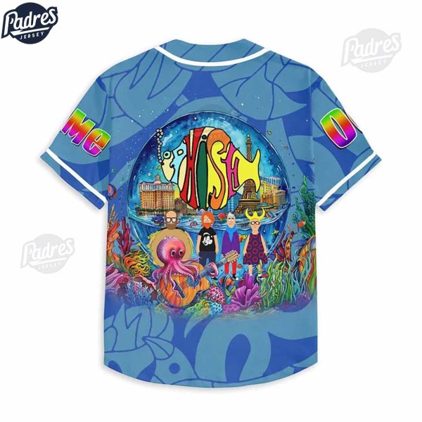 Custom Phish Aquarium Baseball Jersey 3