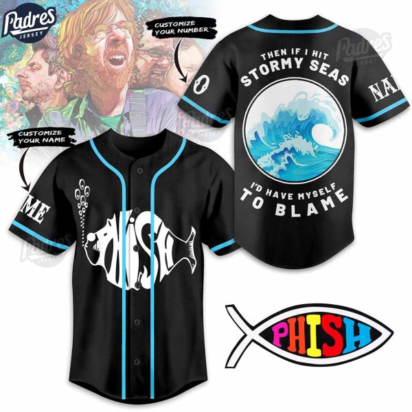 Custom Phish Baseball Jersey 1