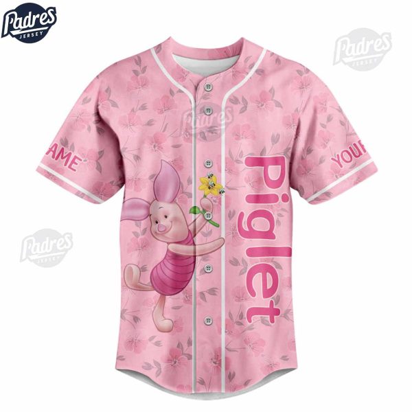 Custom Piglet Winnie Disney Baseball Jersey 2