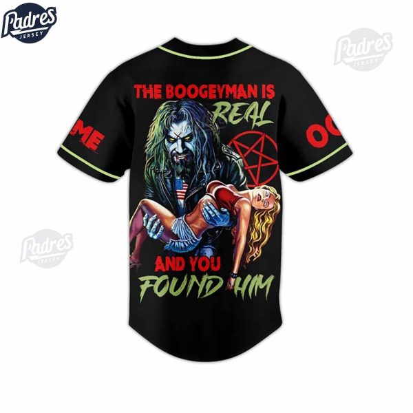 Custom Rob Zombie Singer Baseball Jersey 3