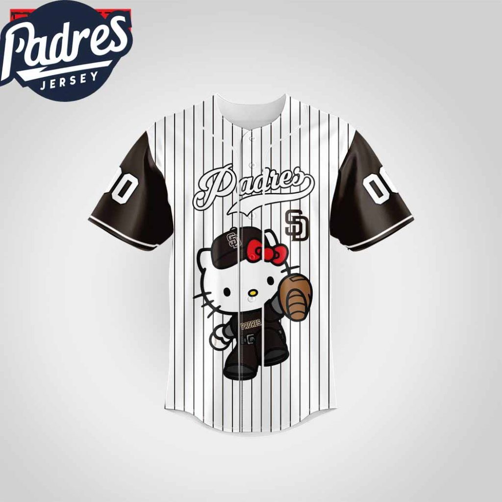 Custom San Diego Padres Jersey Hello Kitty Baseball Jersey - Padres ...