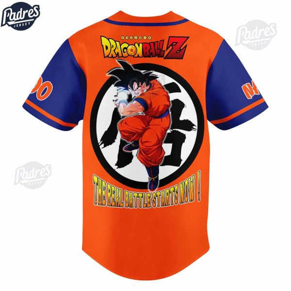 Custom Son Goku Dragon Ball Z Baseball Jersey Style 3