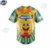 Custom Spongebob Squarepants Cartoon Baseball Jersey 3