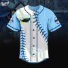 Custom Tampa Bay Rays Blue Baseball Jersey 2