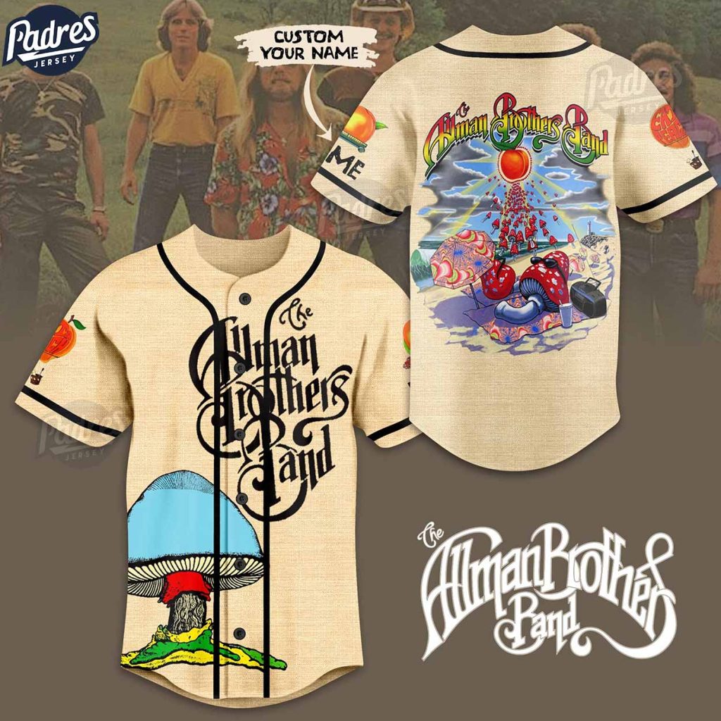 Custom The Allman Brothers Band Baseball Jersey