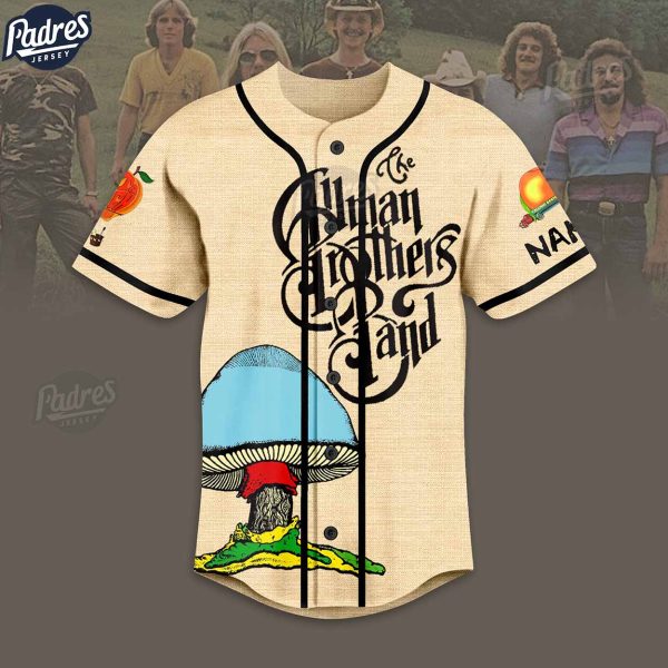 Custom The Allman Brothers Band Baseball Jersey 2