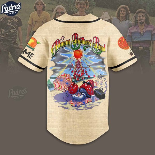 Custom The Allman Brothers Band Baseball Jersey 3