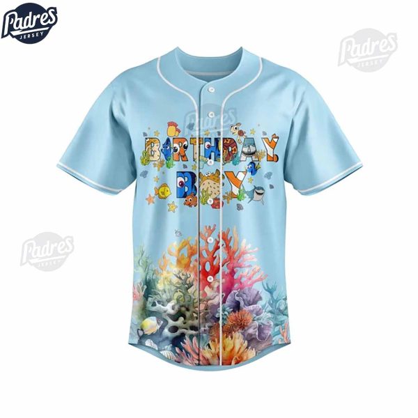 Disney Birthday Finding Nemo Custom Baseball Jersey Style Gift 2