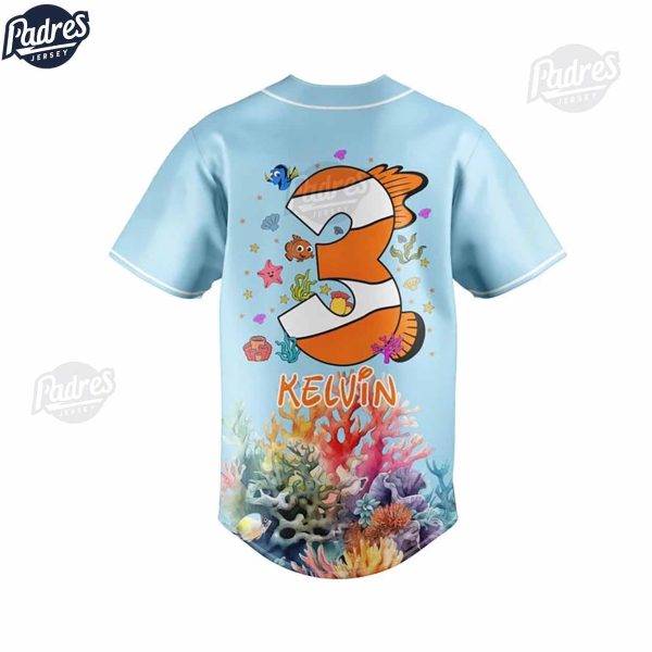 Disney Birthday Finding Nemo Custom Baseball Jersey Style Gift 3
