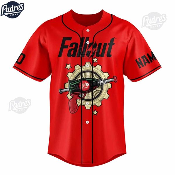 Fallout Zap That Thirst Baseball Jersey 3