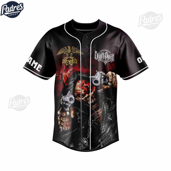 Five Finger Death Punch Custom Music Baseball Jersey 2