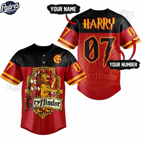 Gryffindor Harry Potter Custom Baseball Jersey 1