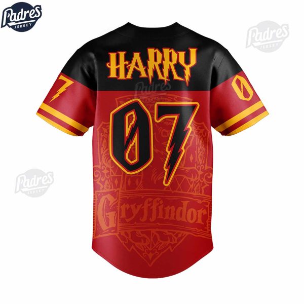 Gryffindor Harry Potter Custom Baseball Jersey 3