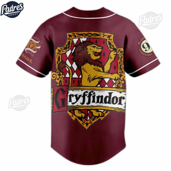 Gryffindor House Harry Potter Custom Baseball Jersey 2