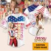 Happy 4th Of July Britney Spears USA Custom Baseball Jersey 1