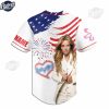 Happy 4th Of July Britney Spears USA Custom Baseball Jersey 3