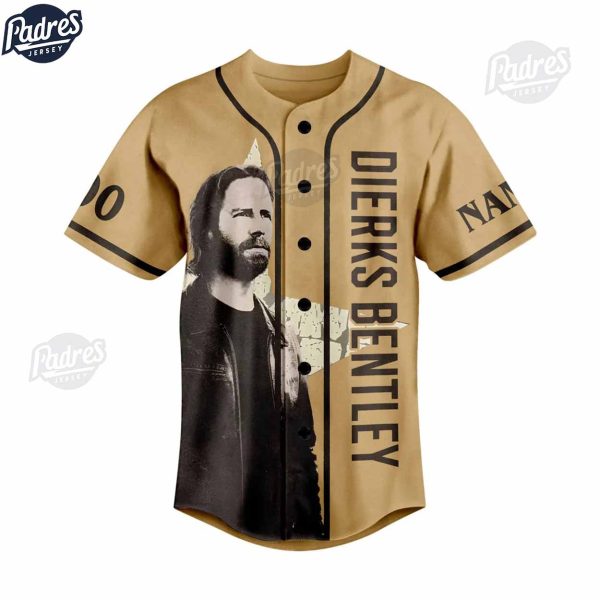 Music Dierks Bentley Tour 2024 Custom Baseball Jersey 2