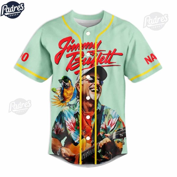 Music Jimmy Buffett Albums Custom Baseball Jersey 2