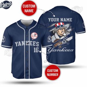 New York Yankees 3D Custom Baseball Jersey 1