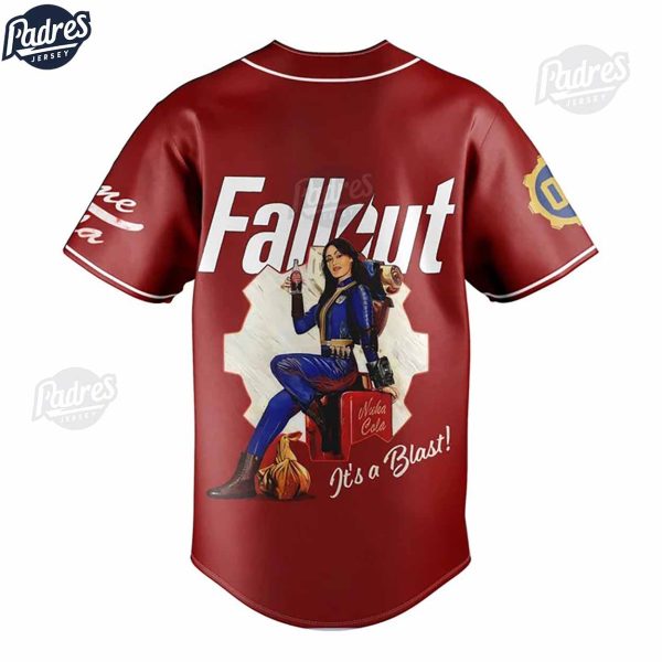 Personalized Fallout Nuka Cola Baseball Jersey Style 3