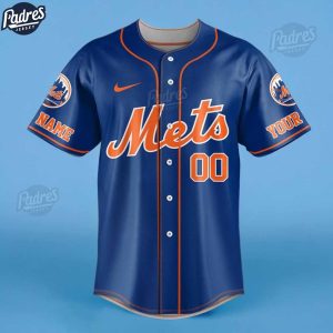 Personalized New York Mets Baseball Jersey 1