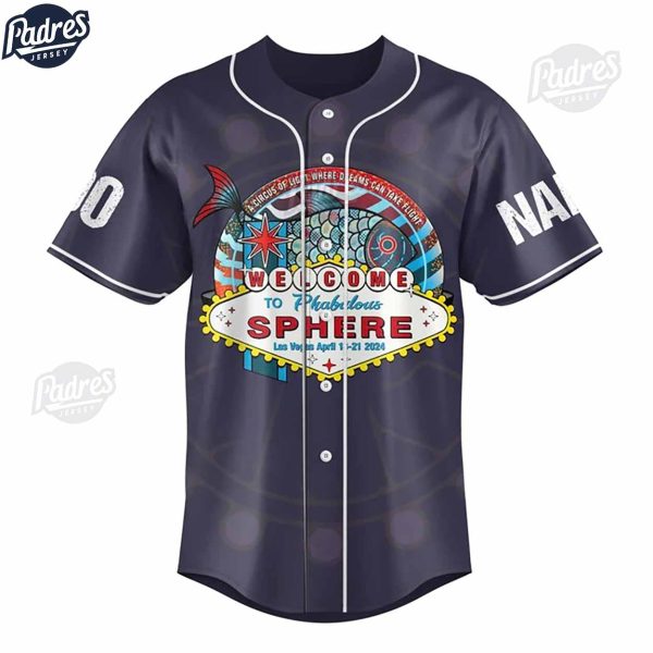 Phish World Tour 2024 Baseball Jersey 2