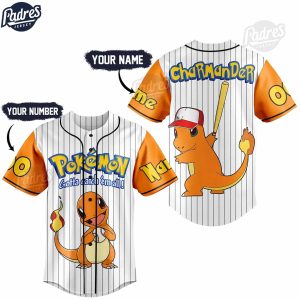Pokemon Charmanders Custom Baseball Jersey 1