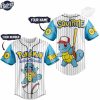 Pokemon Squirtle Custom Baseball Jersey 1