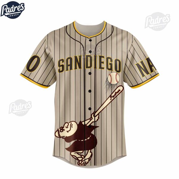 San Diego Padres Custom Baseball Jersey Style 2