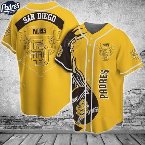 San Diego Padres Jersey Yellow Baseball Jersey 1
