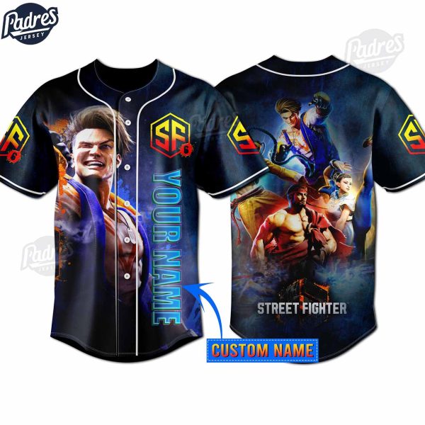 Street Fighter 6 Custom Baseball Jersey 1