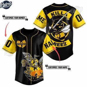 Wu-Tang Clan Killa Beez Baseball Jersey Style