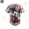 4th Of July Independence day Mickey Mouse Custom Baseball Jersey 2