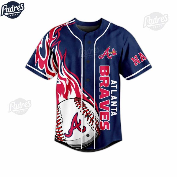 Atlanta Braves Personalized MLB Baseball Jersey 2