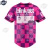 Blink 182 One More Time Pink Baseball Jersey Style 2